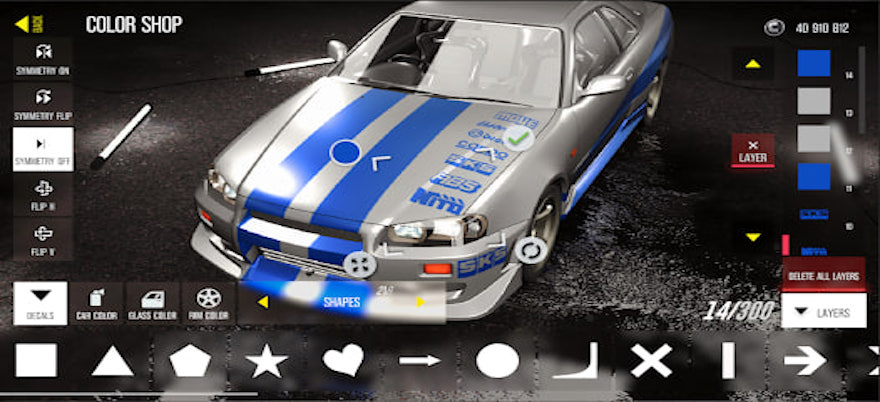 Drive Zone Online Mod Apk Color Shop 