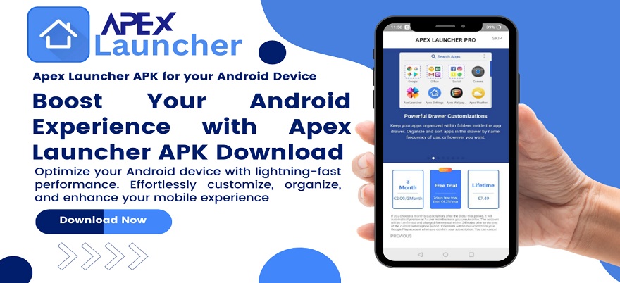 Apex Launcher APK With Premium Feature