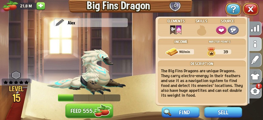 Dragon City Mod APK - Big Fins Dragon