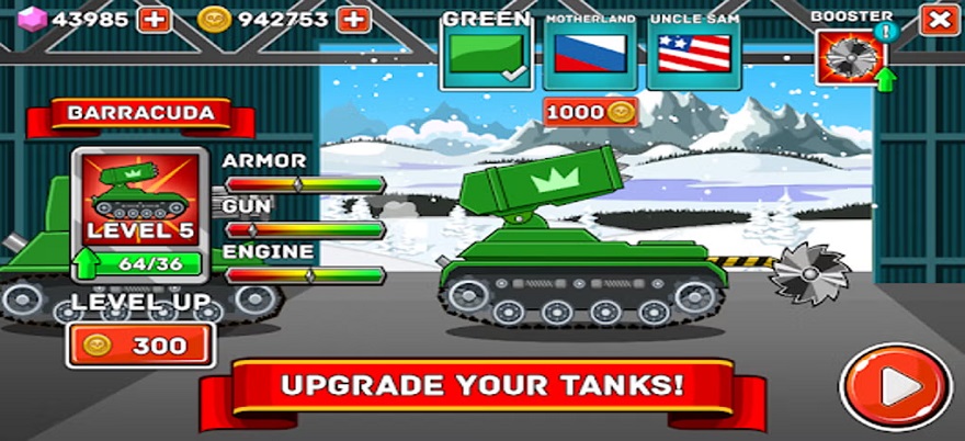 Hills of Steel Mod APK Features That Can Make You Upgrade Your Tank