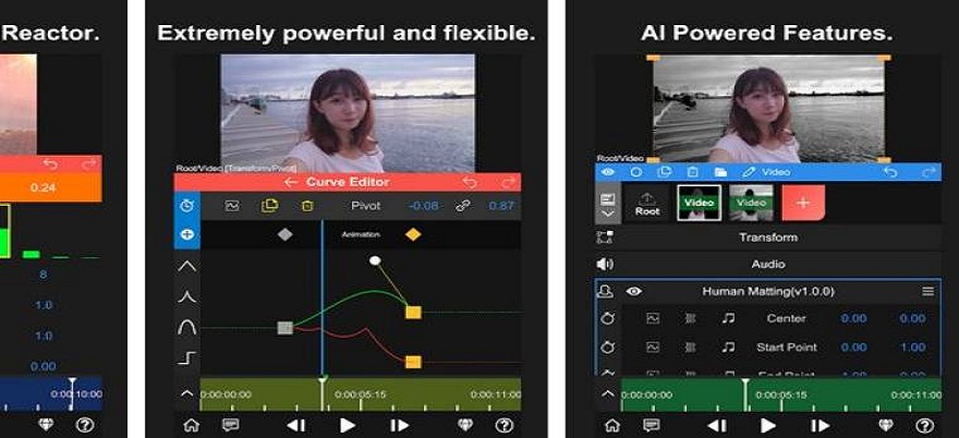 Node Video Editor Mod APK AI Powered Feature