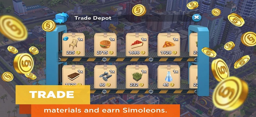 Sim City Builder Mod APK With Trade Depot Feature