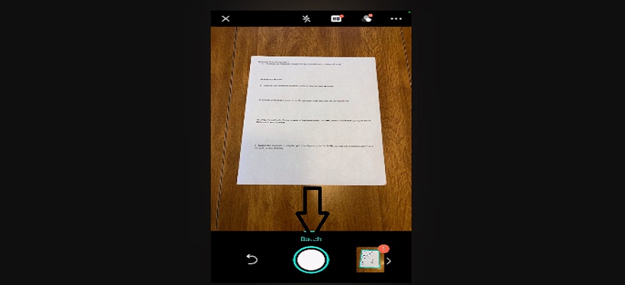 Start Scanning Using CamScanner Mod APK