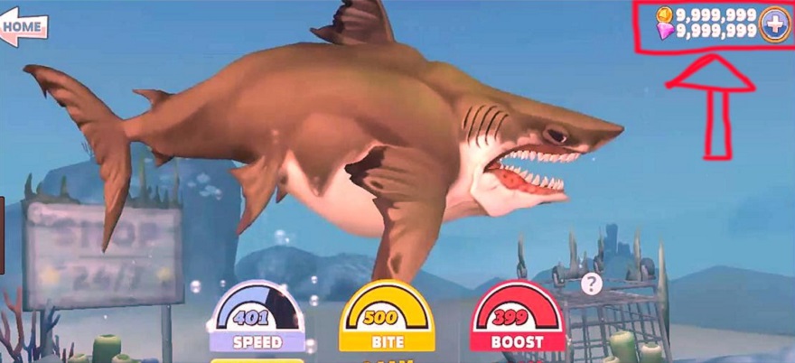 Hungry Shark World Mod APK Unlimited Money