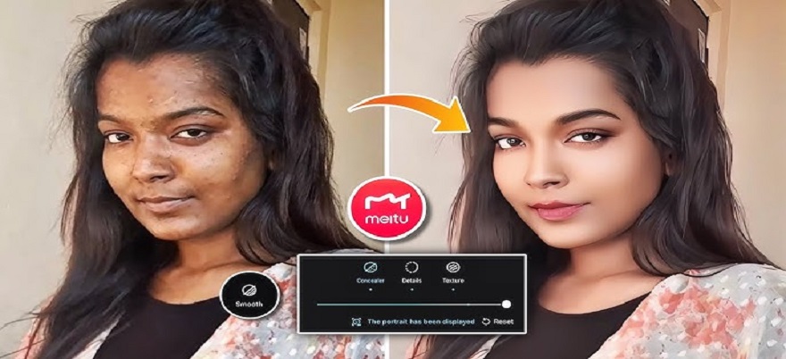 Meitu Mod APK Before and After