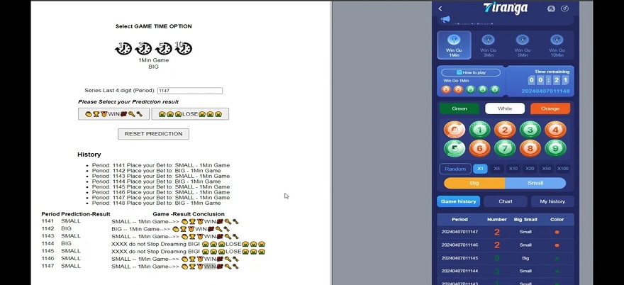 Tiranga Game Hack Prediction Tool