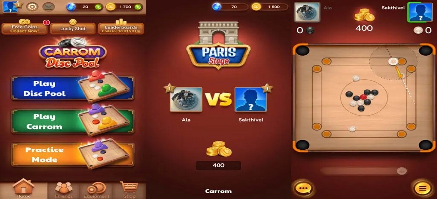 Carrom Pool Mod APK Features