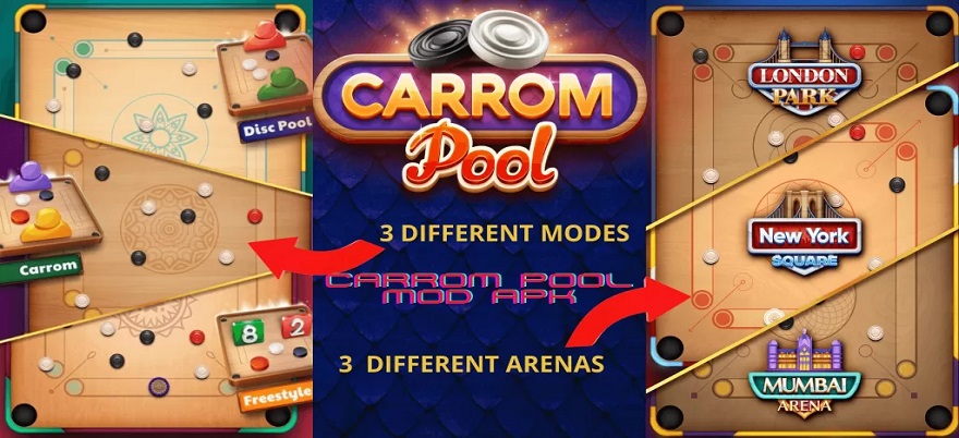 Carrom Pool Mod APK Cover